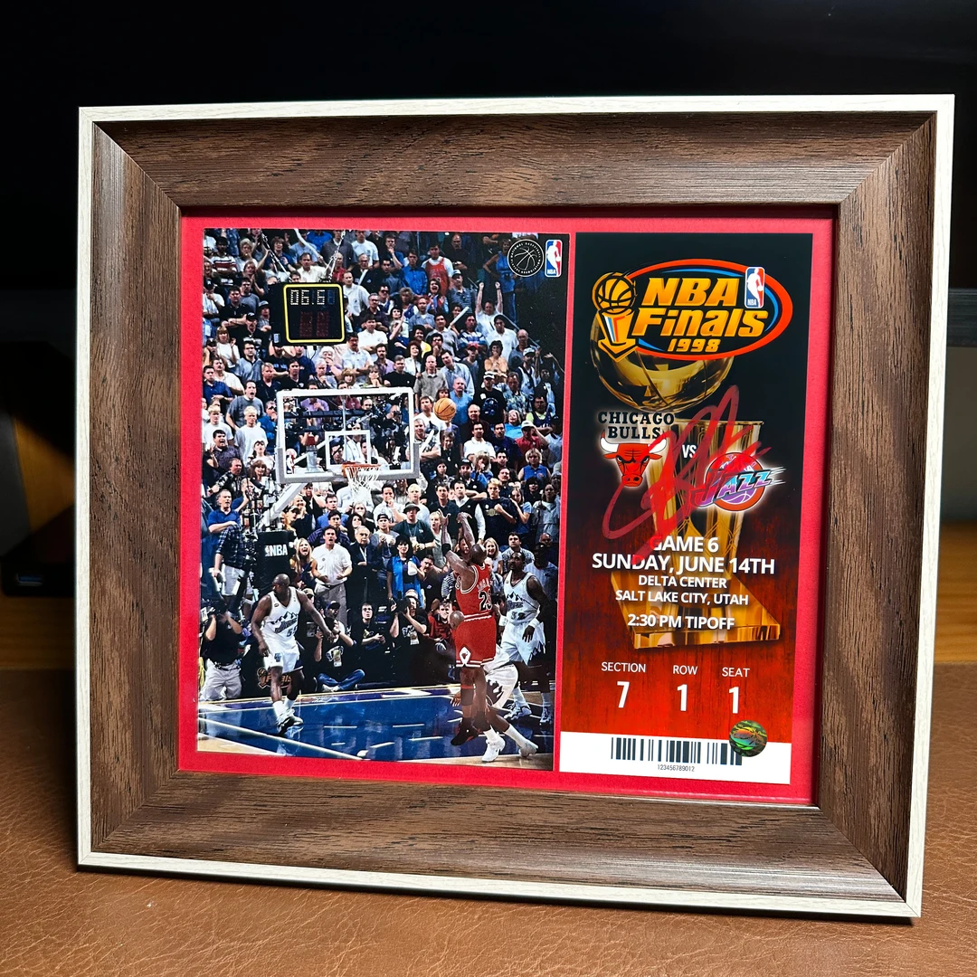 乔老爷子生涯纪念摆件球票男友节日礼物生日礼物相框