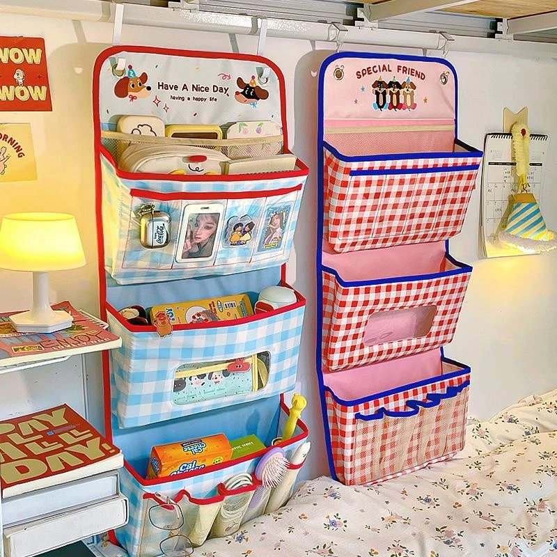 宿舍多巴胺收纳挂袋衣柜悬挂式内衣裤置物袋门后墙上学生必备好物