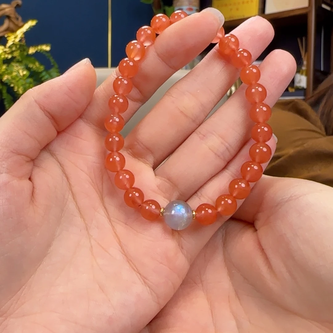 手链未镶嵌南红玛瑙