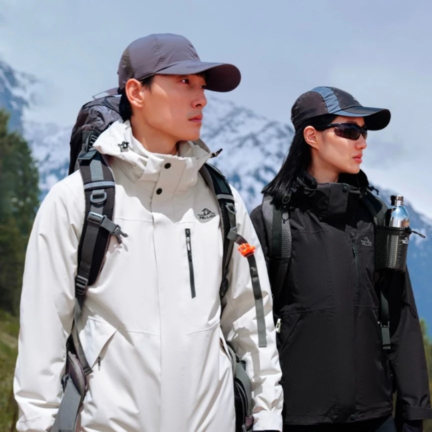 伯希和山野冲锋衣2.0三合一防风防水保暖户外冲锋服男女同款防寒