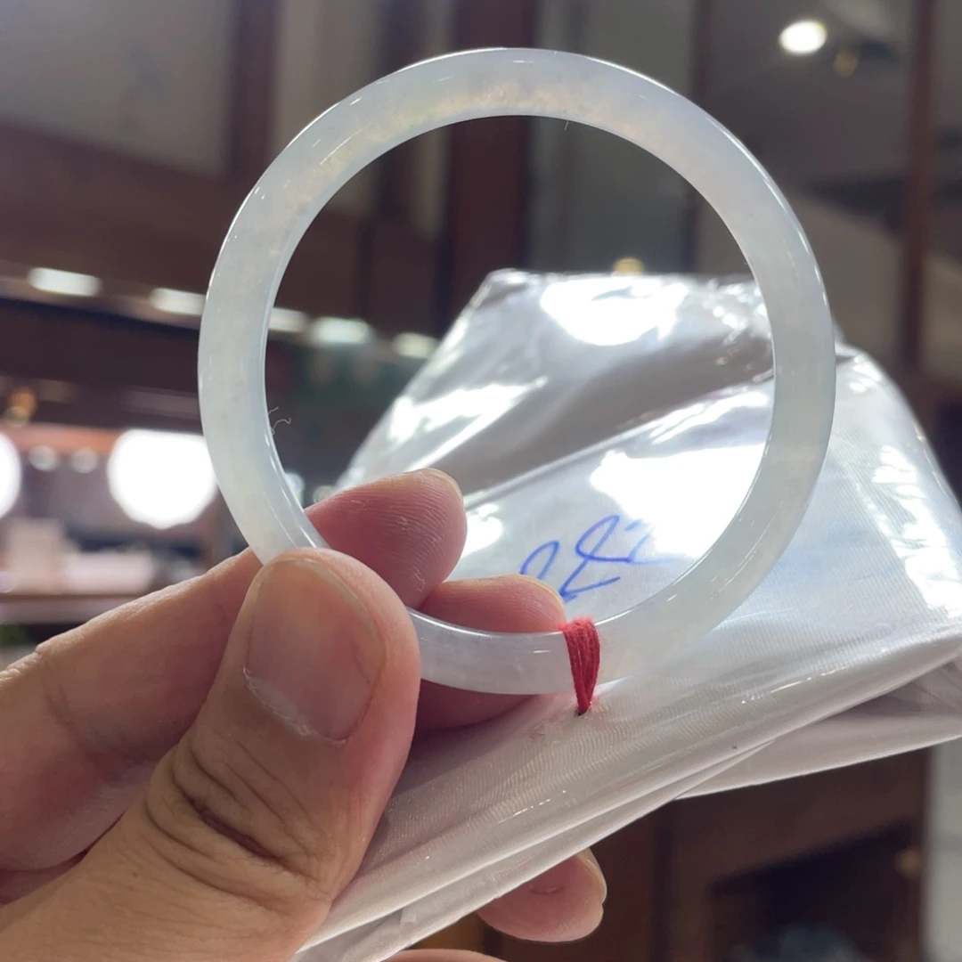 未镶嵌手镯翡翠圆54.5