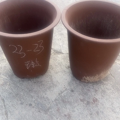 中国宜兴紫砂花盆，