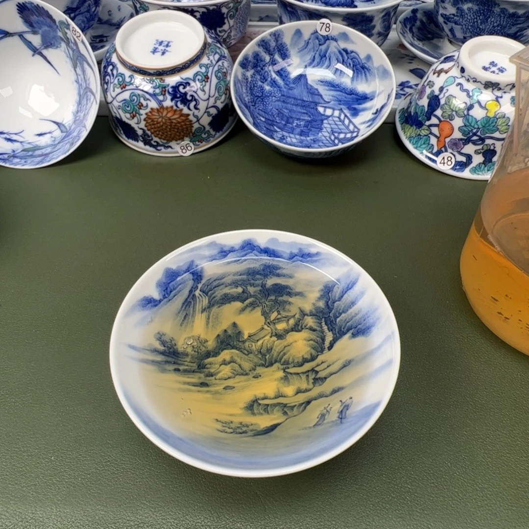 陶瓷景德镇纯手工纯手绘茶具木木88