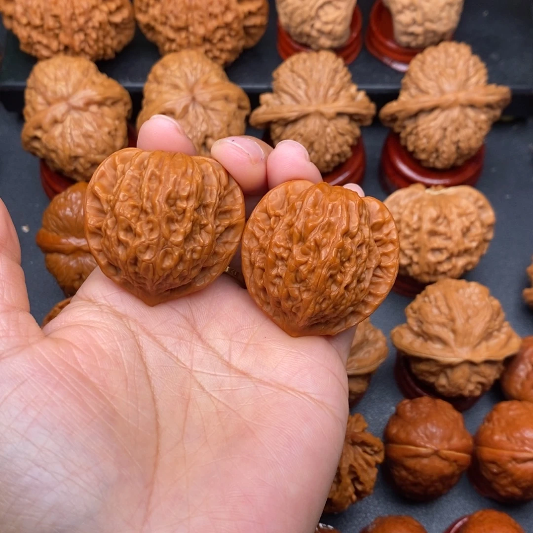 把件文玩核桃38公子帽