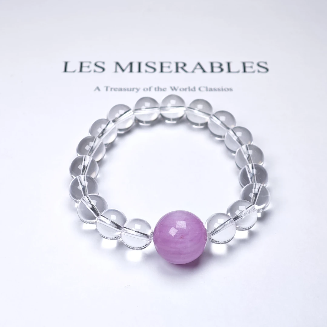 晶匠白水晶设计手串9mm 多样性发一 简约