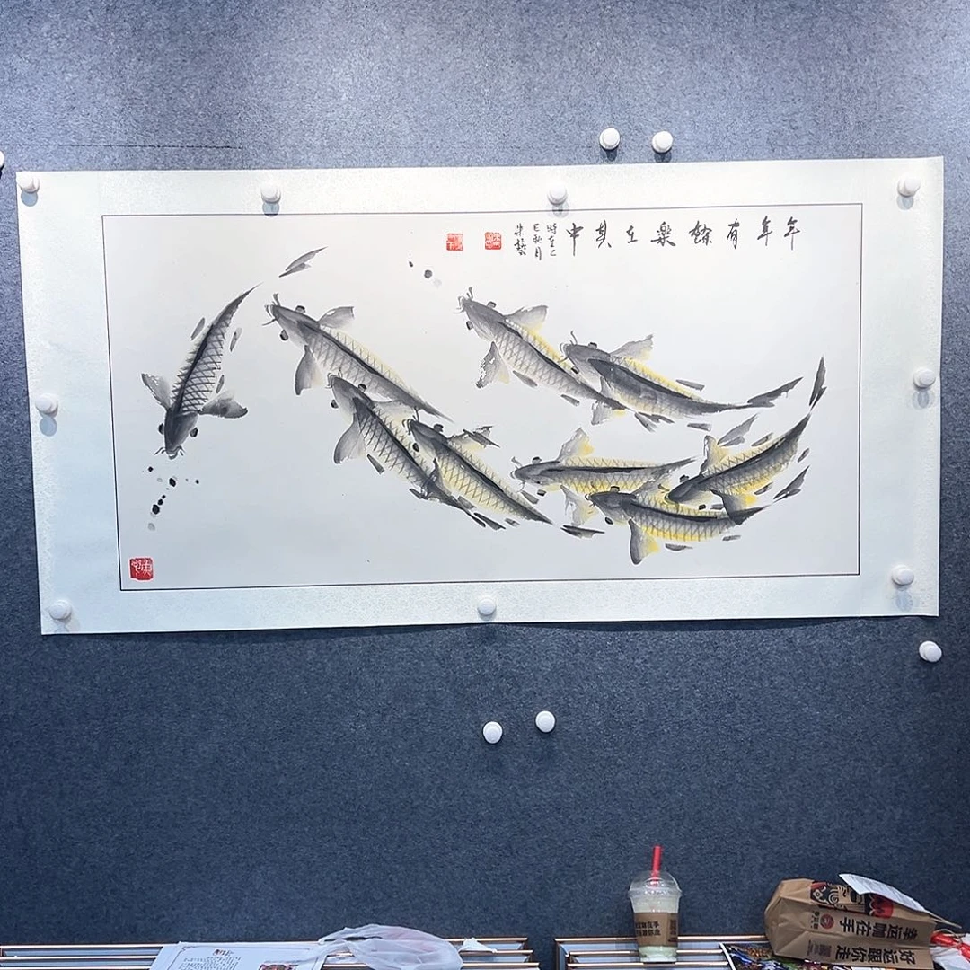 国画纯手绘系列画心
