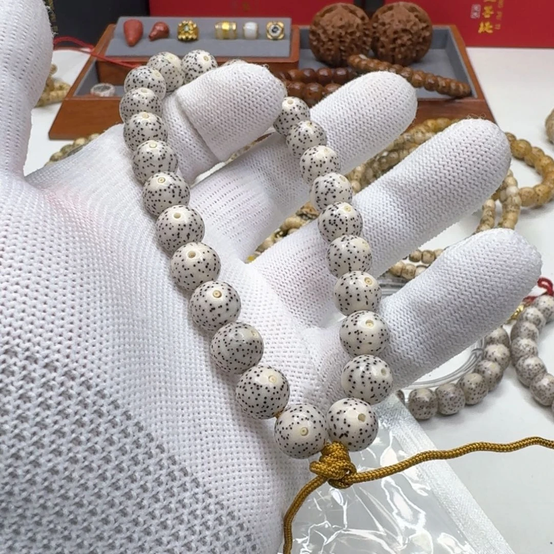 星月菩提手串24创世糯冰针尖星10手持