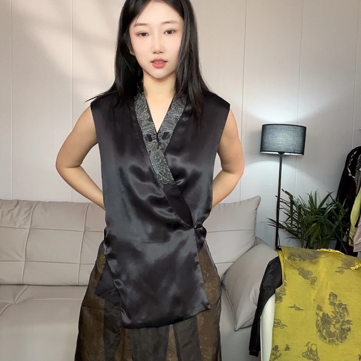 三家四家马甲蚕丝去拍