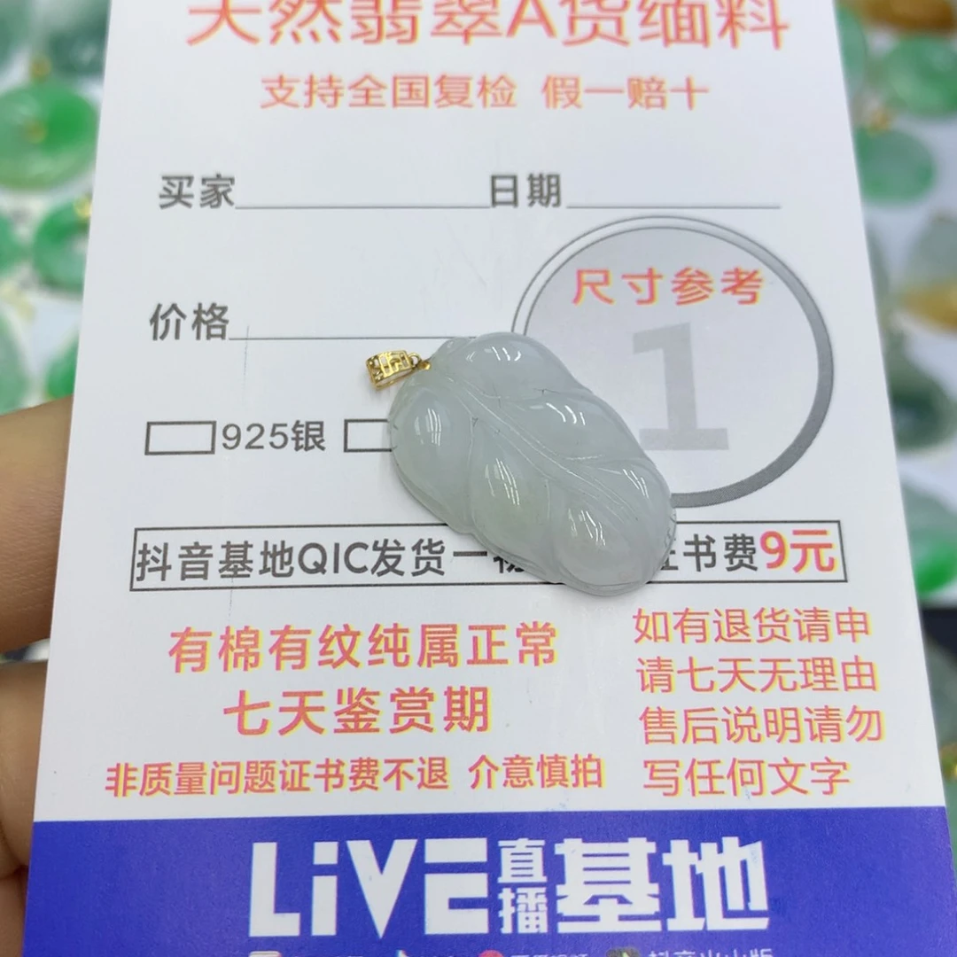 翡翠颈饰未镶嵌翡翠