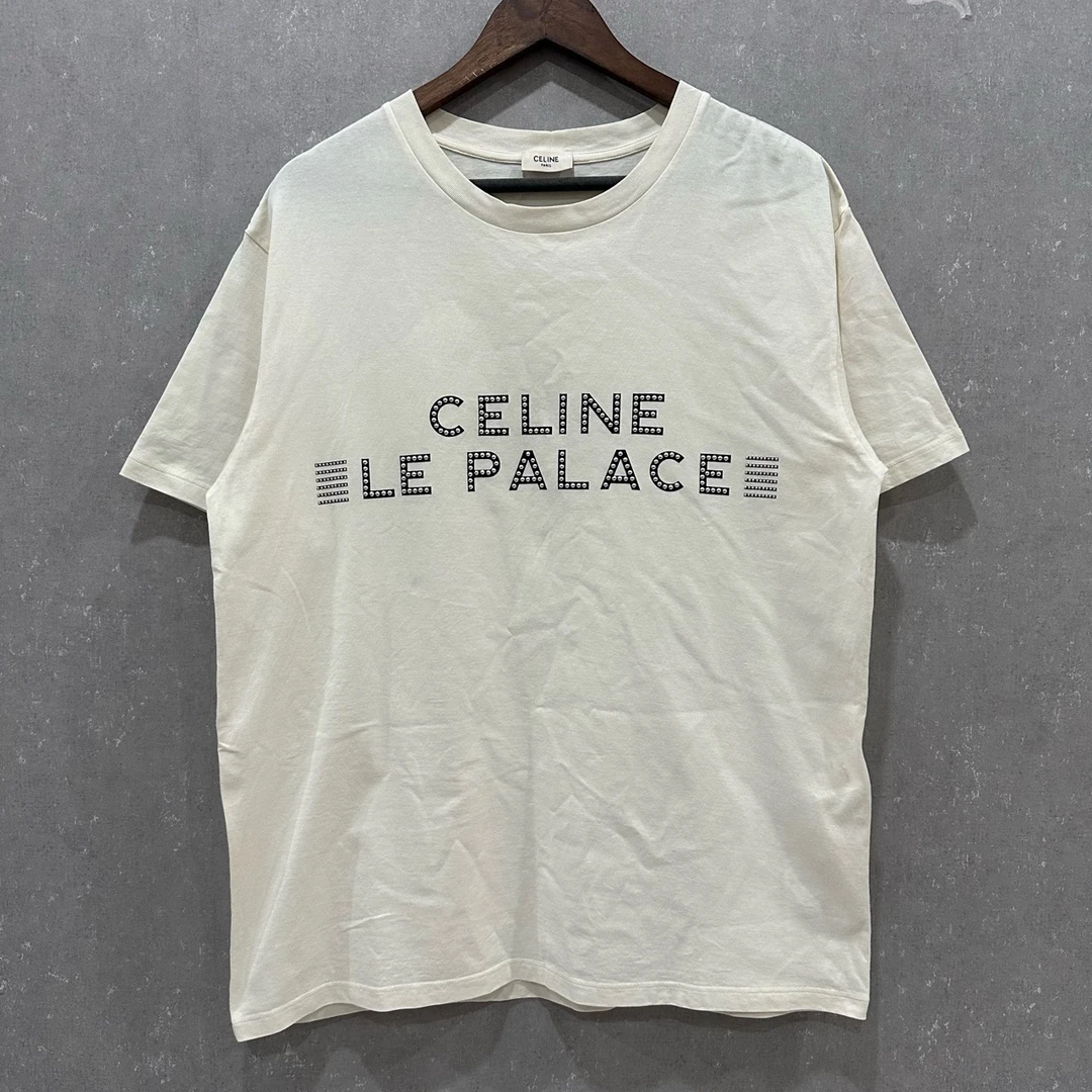 99新 Celine/思琳 烫珠字母短袖 23码 99新004317