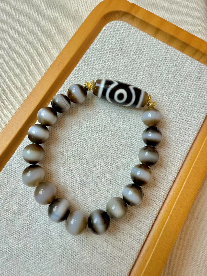 【灰姑娘原创】熊猫三Y珠珠一线药师手串M2056