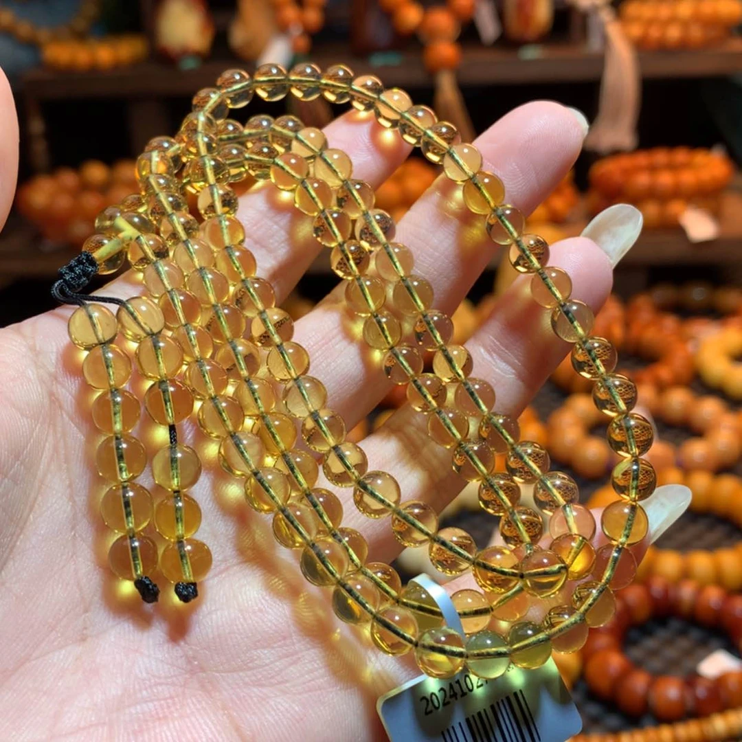 【闪购商品】手串蓝珀未镶嵌蓝珀手链