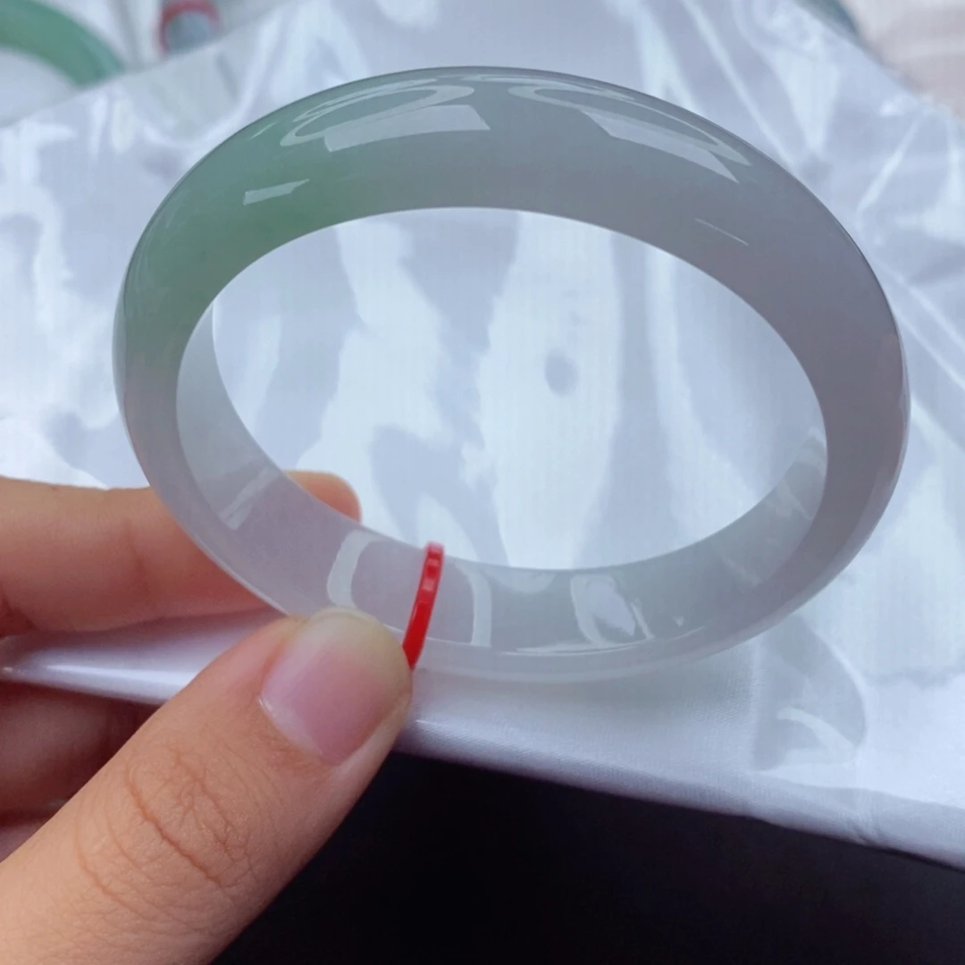 翡翠未镶嵌手镯（贵妃镯）5354贵妃