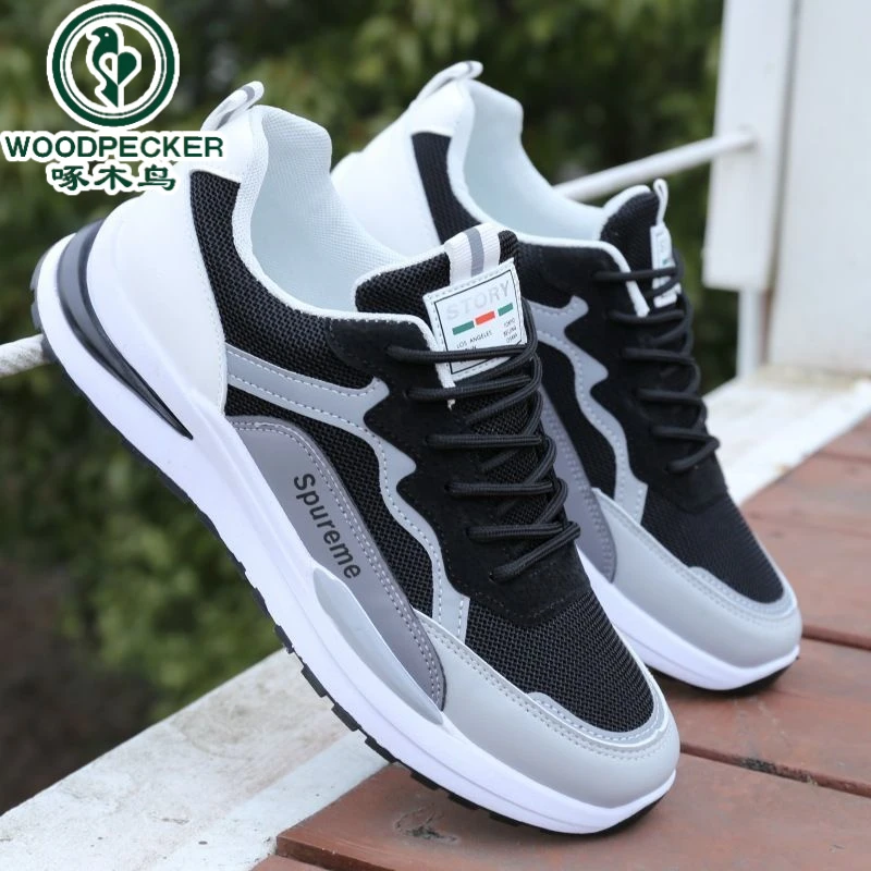 【正品】啄木鸟2025春秋季运动休闲鞋百搭板鞋休闲男鞋上班男鞋