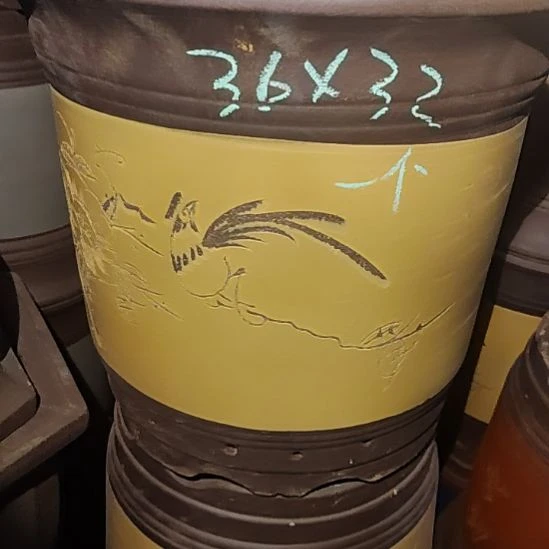 宜兴紫砂花盆清清仓处理花盆