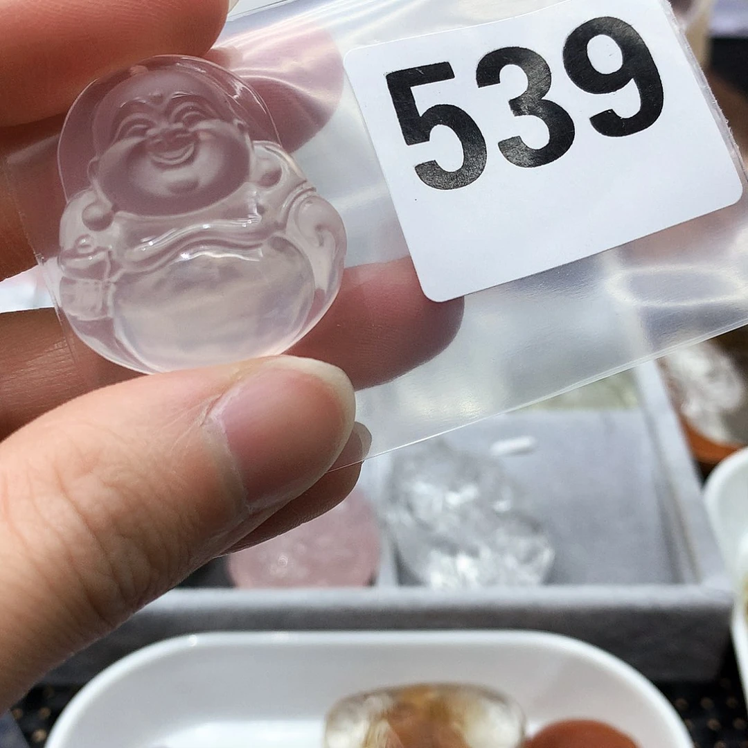 水晶颈饰未镶嵌吊坠