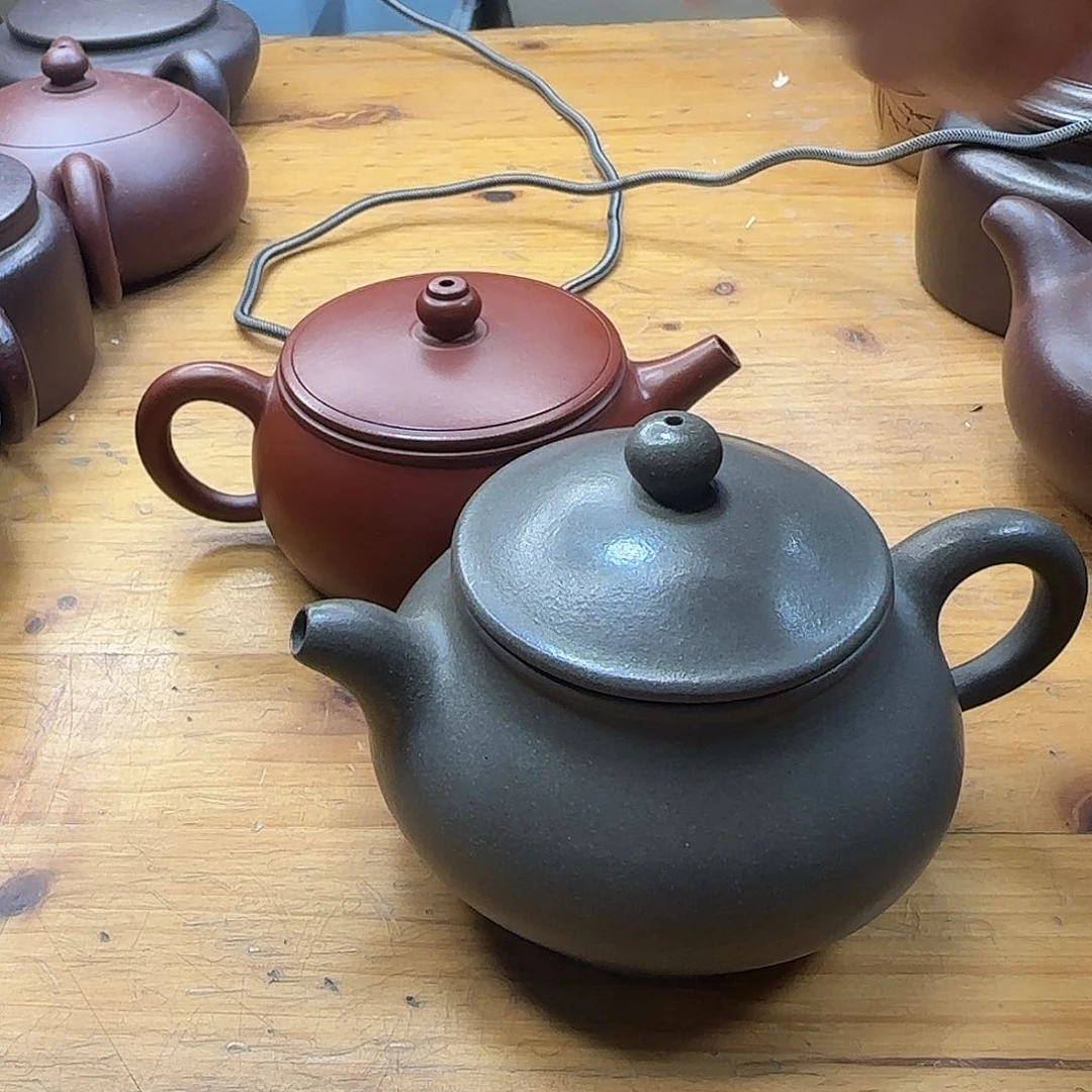 紫砂茶壶民间手艺人全手工制作