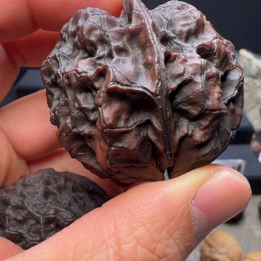 吊坠文玩核桃七彩皇冠45mm