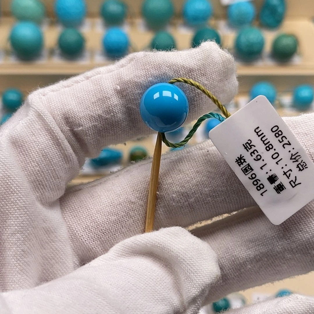 绿松石未镶嵌绿松石高瓷小配饰