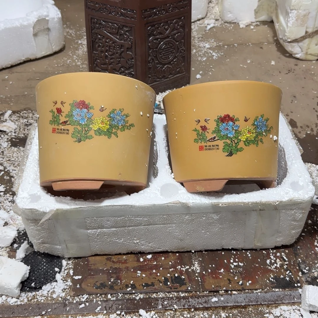 紫砂花盆口径17.13口径