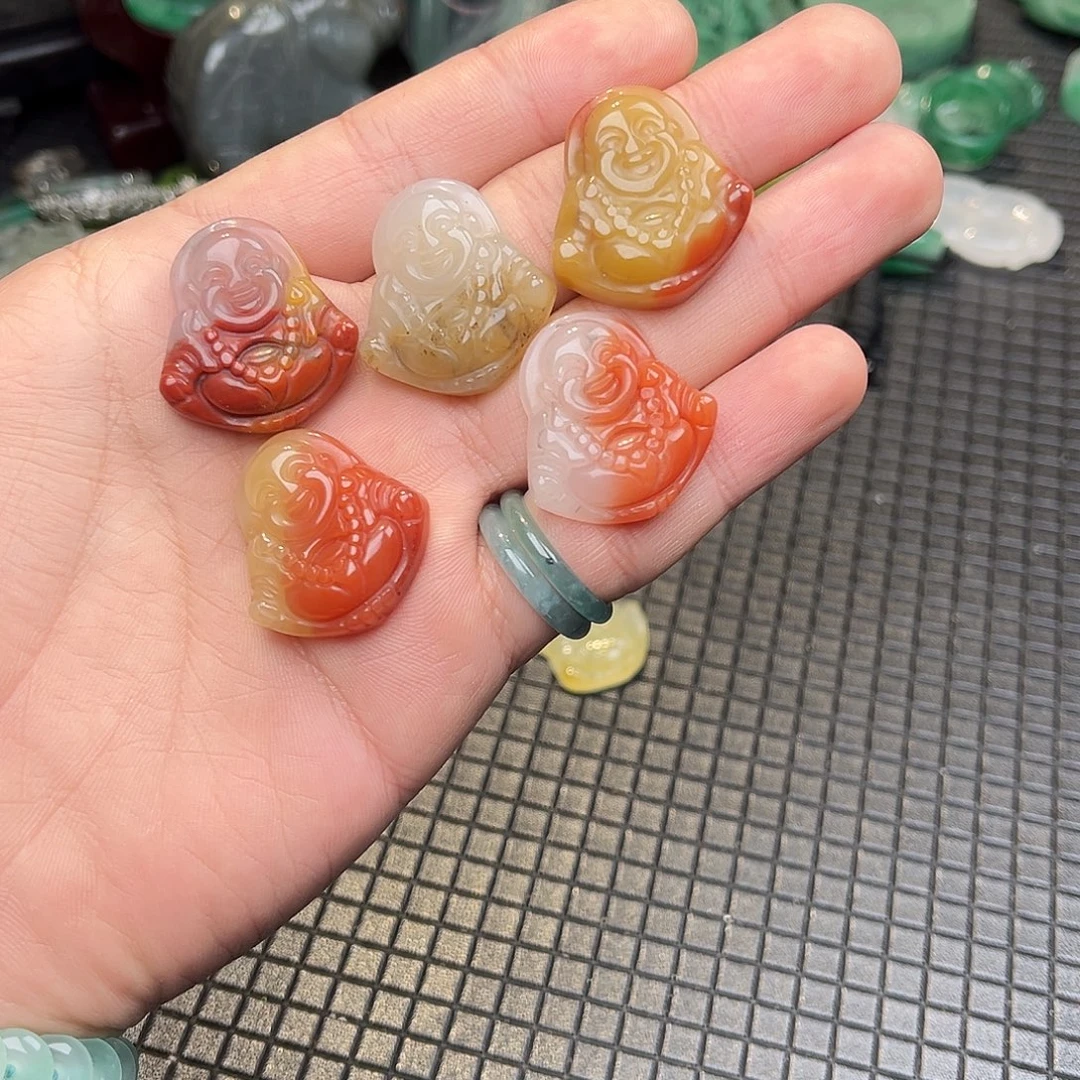 石英质玉（非洲翠）未镶嵌手链