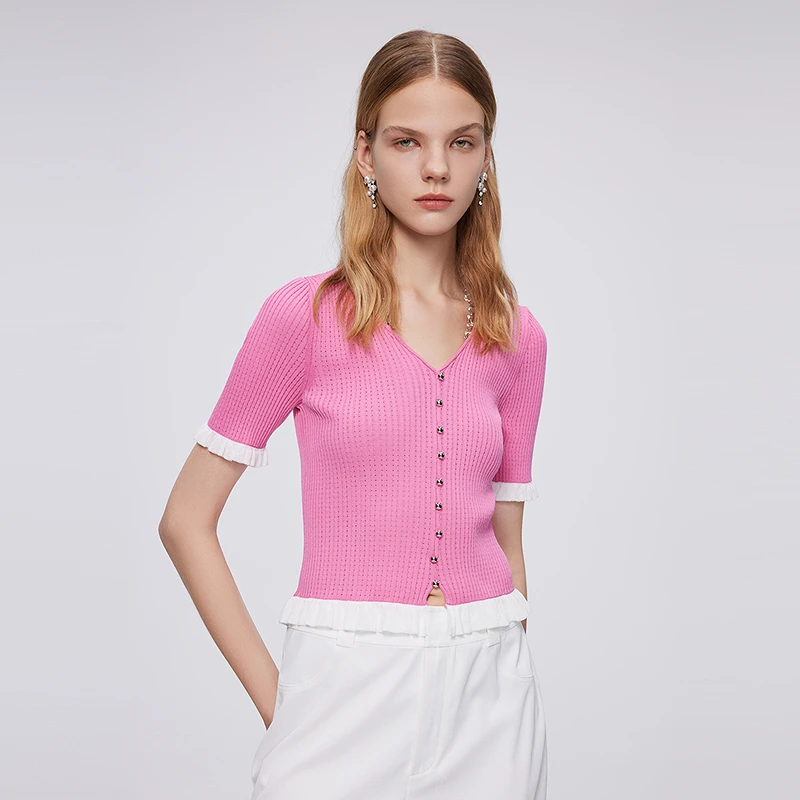 卡拉佛毛针织衫242Q083下架