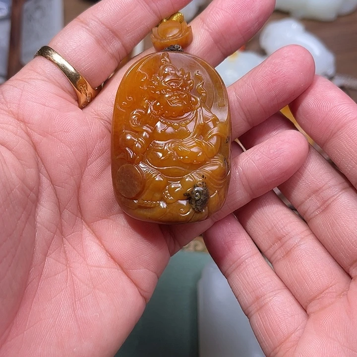 纯****和田玉未镶嵌颈饰
