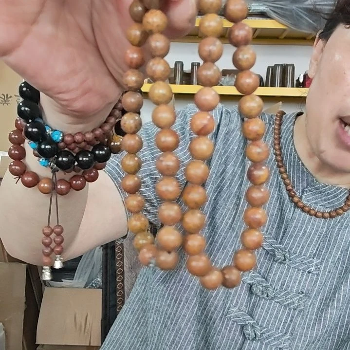 泗水砭石文化馆砭石妈妈链手把件