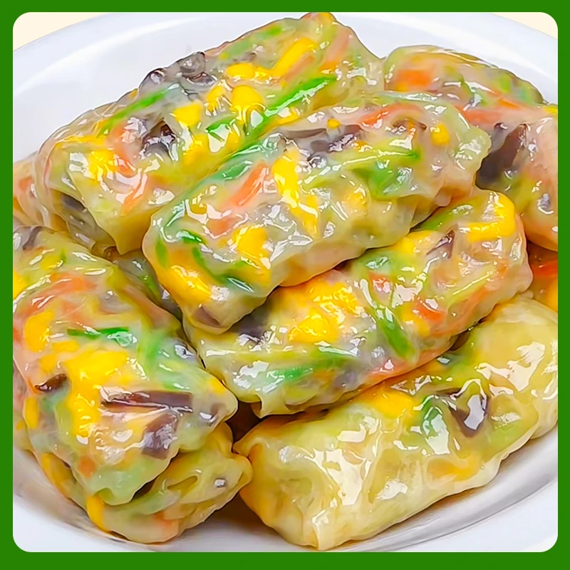 【早餐速食】三鲜蔬菜卷0防腐剂新鲜蔬菜手工代餐加热即食懒人快手