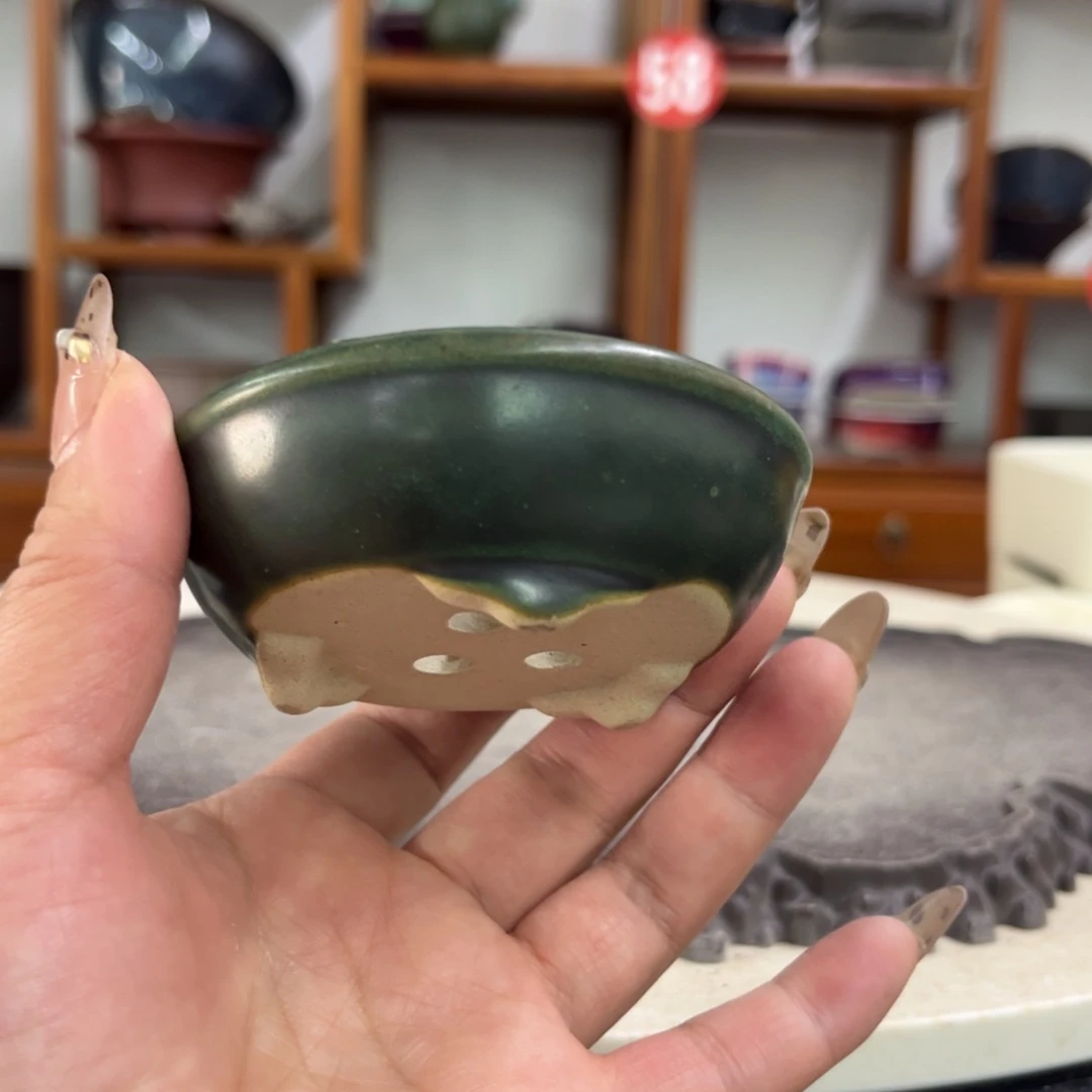 紫砂花盆瑕疵2.5-8。。。
