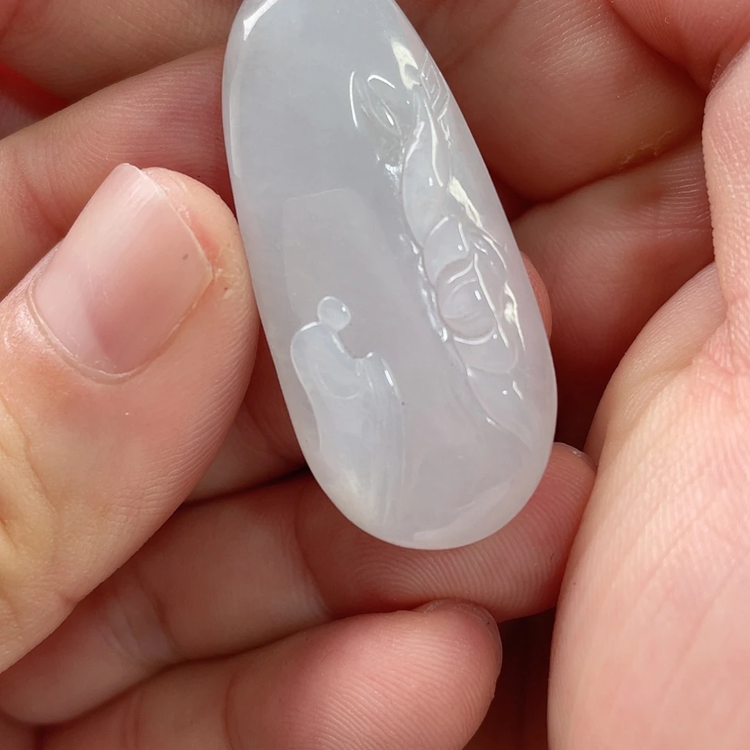 翡翠未镶嵌吊坠(不含链)悟道