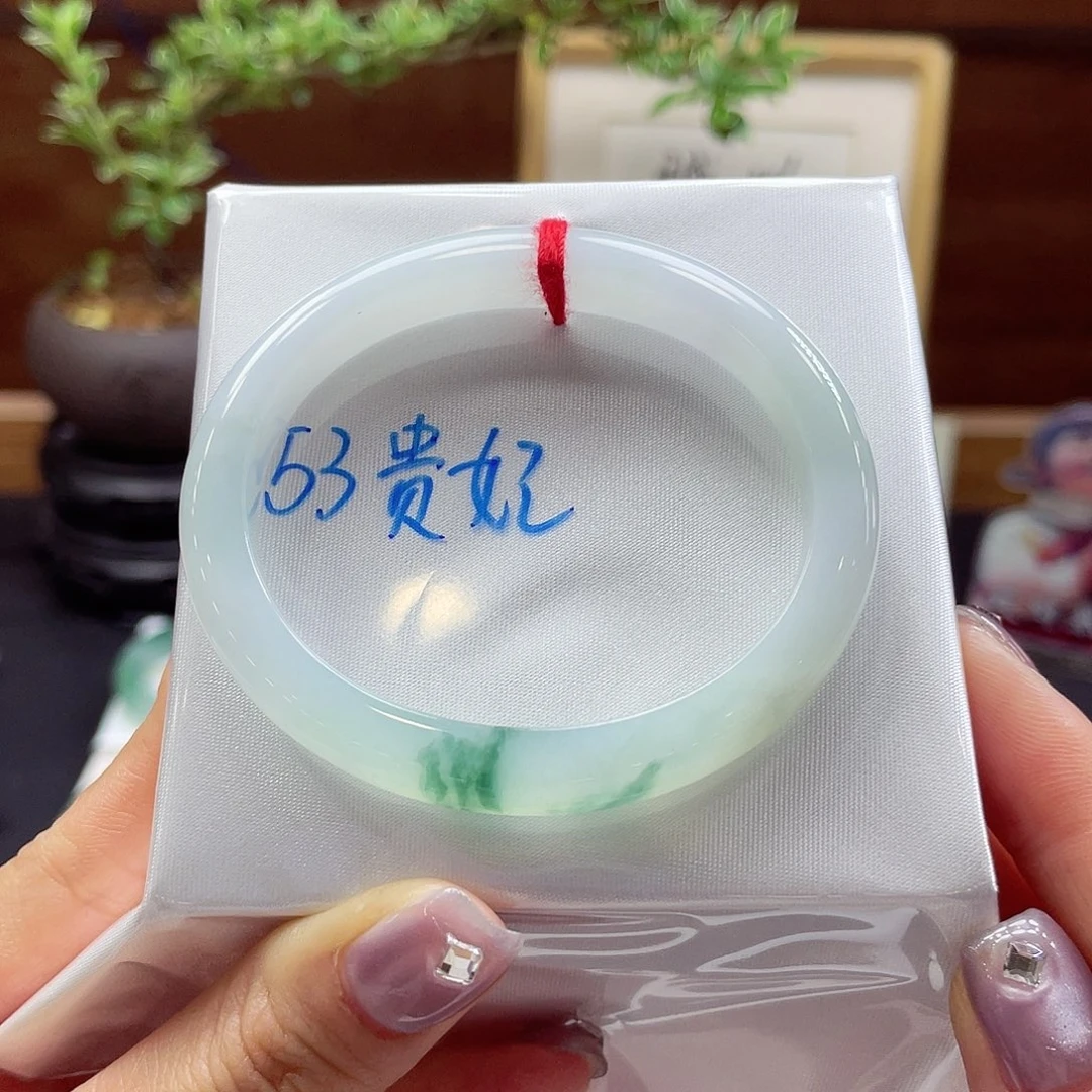 翡翠未镶嵌手镯5 号