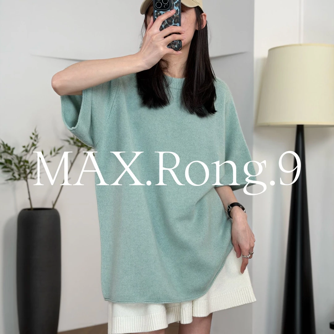 MAX.Rong.9【彩色系】康赛妮慵懒风宽松山羊绒百搭老钱风女装390C