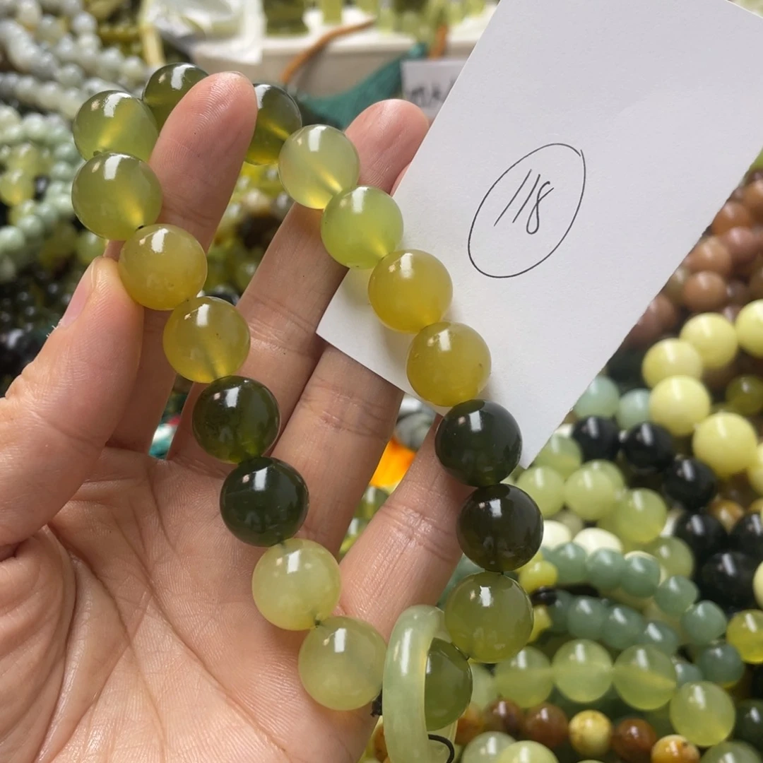 蛇纹石玉手链未镶嵌j****5