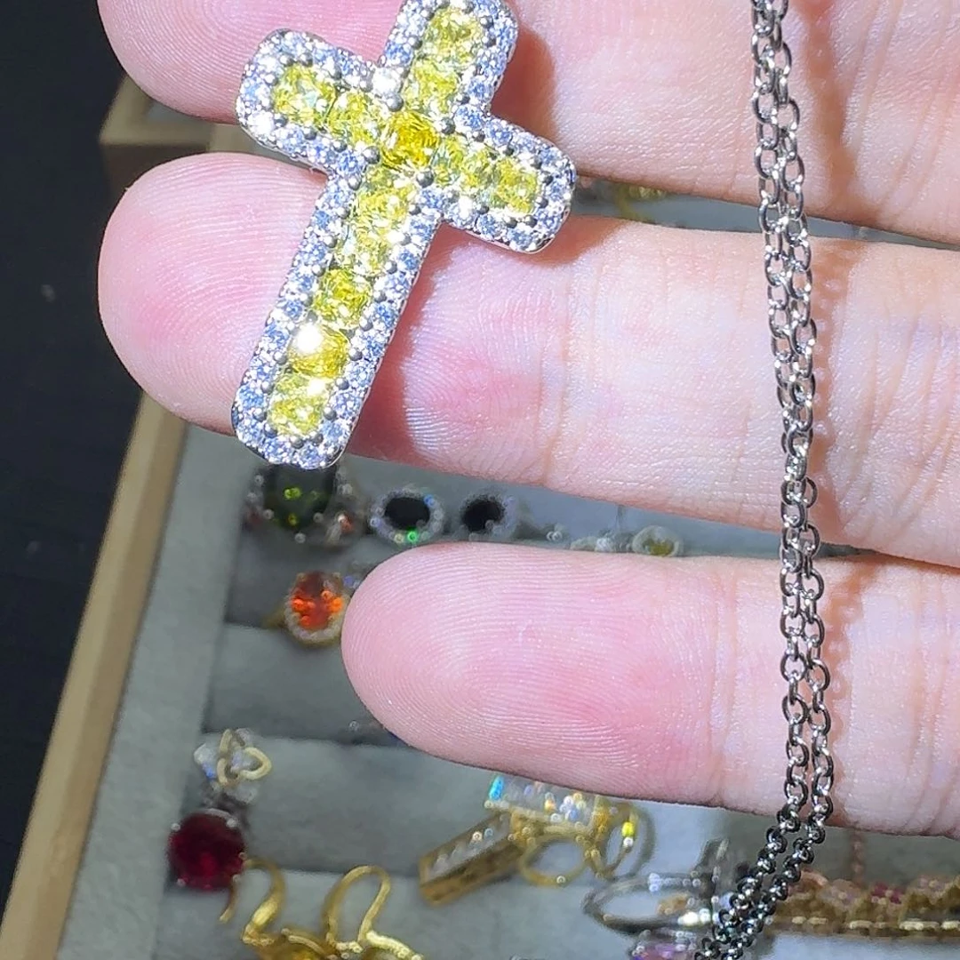 水晶戒指银S925镶嵌