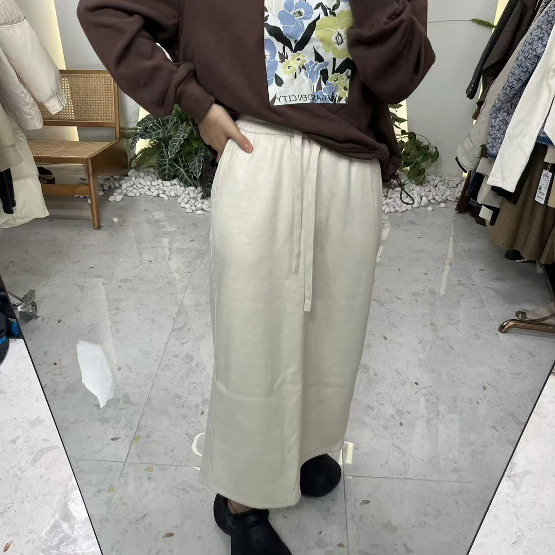 不起球百搭女装O型女士休闲A字裙韩版半身裙NCBB33XK92