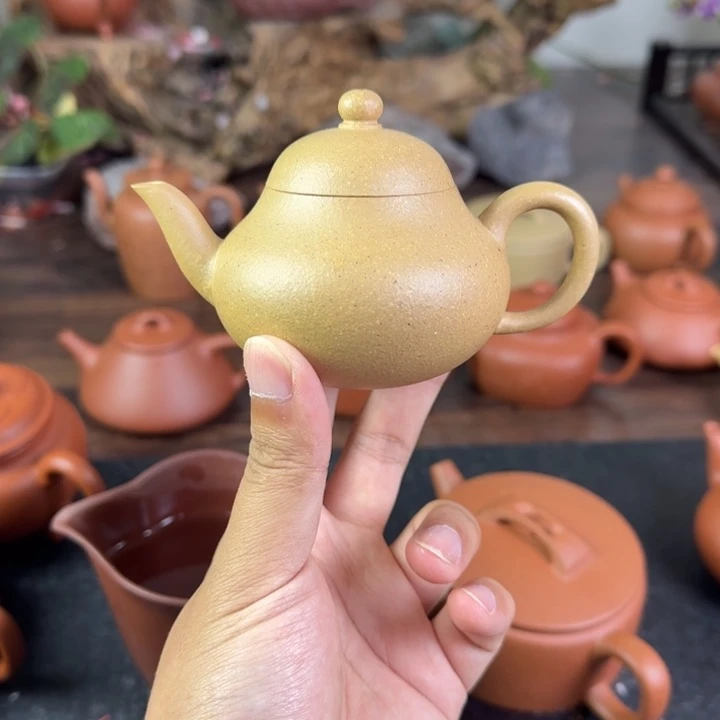 紫砂茶壶云**轻紫砂壶 小梨130cc