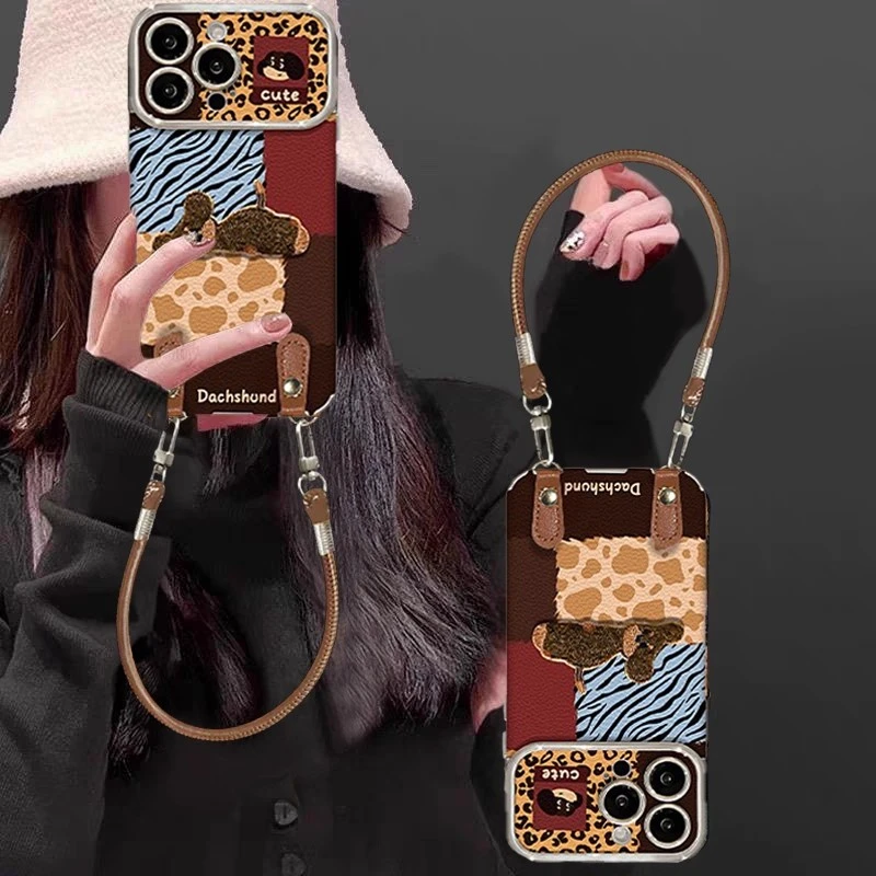 拼接斑马纹适用苹果17promax手机壳新款17pro女生17air创意高级感