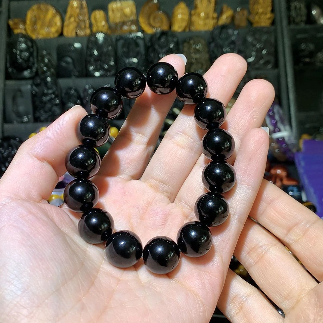 黑曜岩手链未镶嵌差***呀