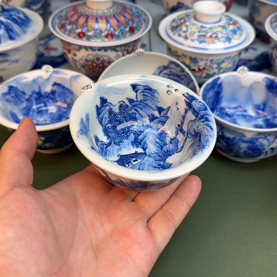 彦祖纯手工手绘茶具105