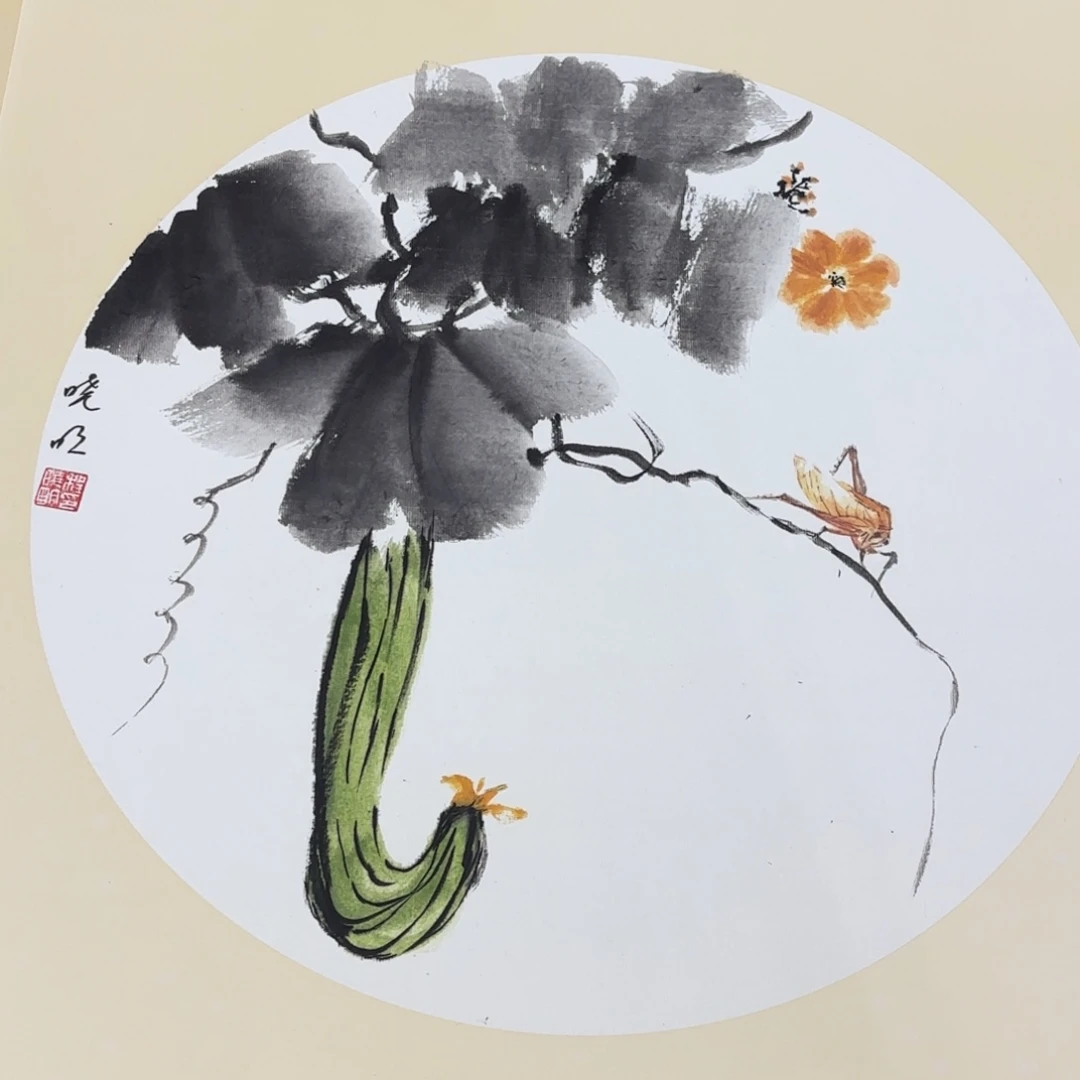 国画50-50卡纸作品艺