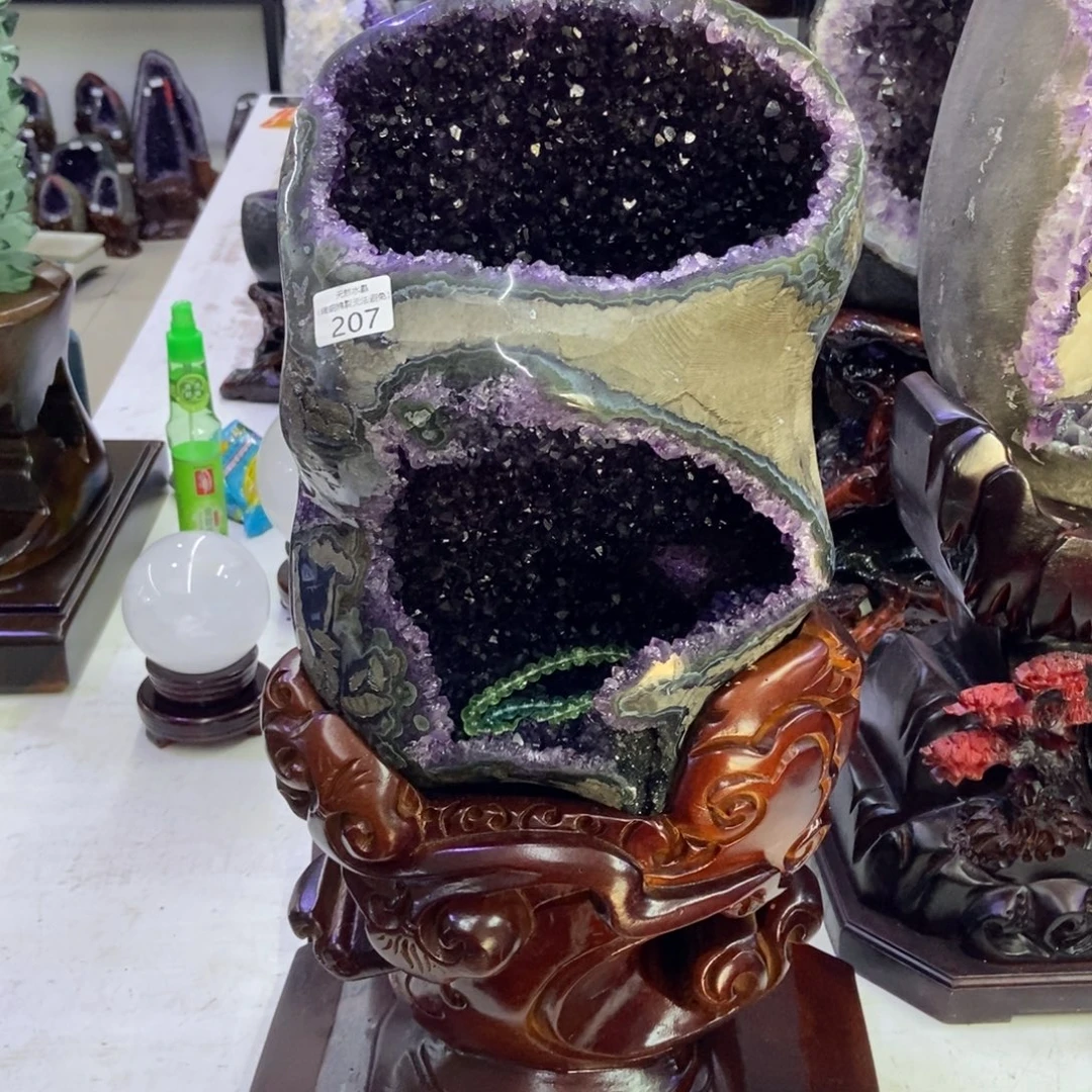 大型摆件（非配饰）未镶嵌紫晶潘