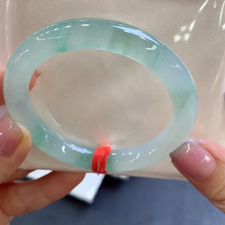 未镶嵌手镯翡翠51.4圆条