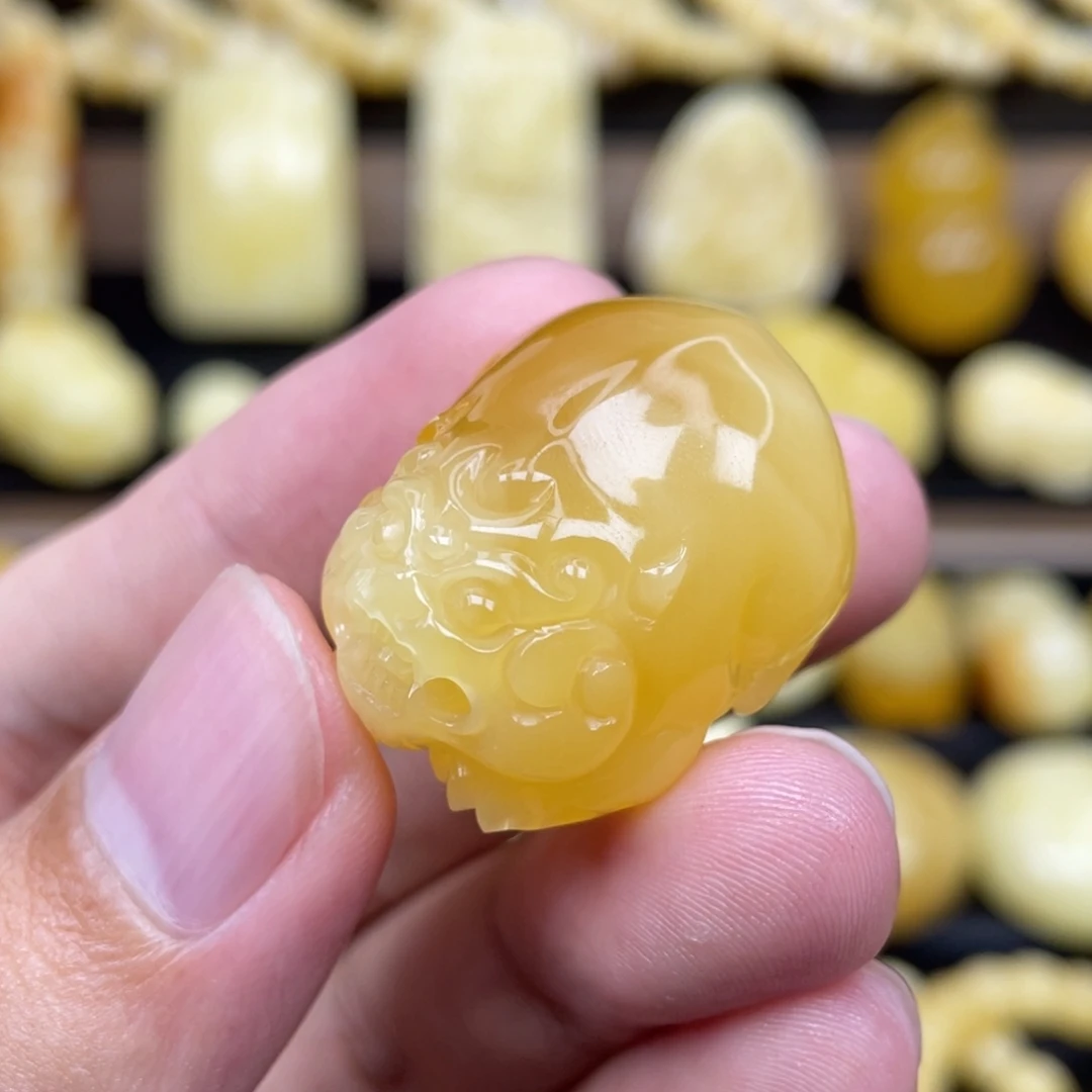 琥珀未镶嵌裸石琥珀蜜蜡