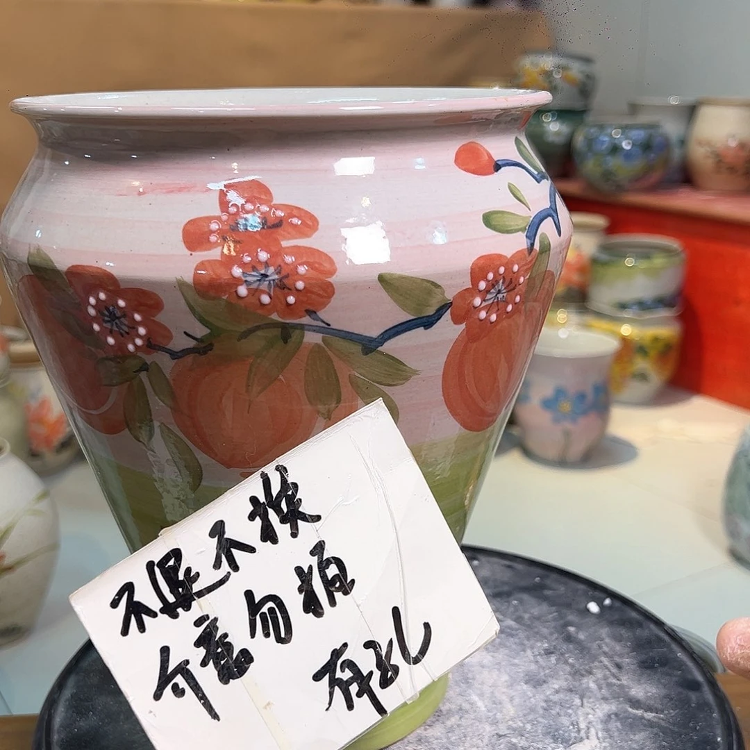 景德镇陶瓷花盆0瑕147