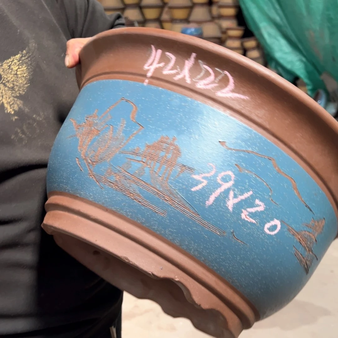 紫砂花盆紫砂花盆