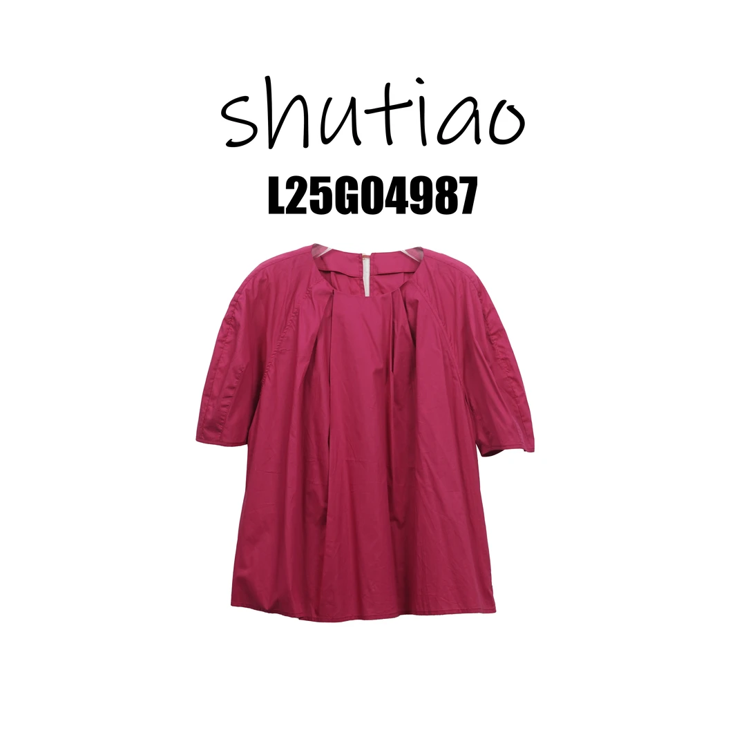 【SHUTIAO】2025夏季：新款小众设计款衬衫L25G04987