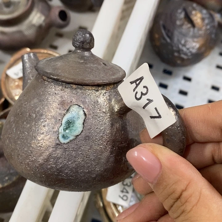 柴烧裸烧纯手工制作瑕疵瑕疵