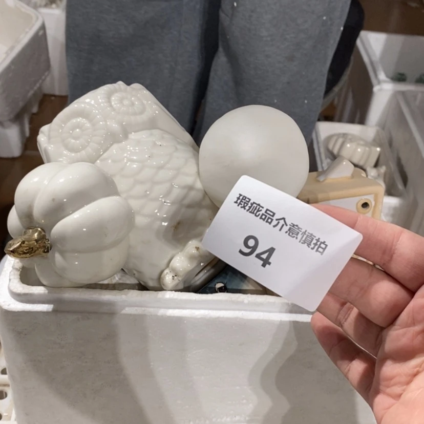 【闪购商品】摆件W**,陶瓷摆件瑕疵特卖