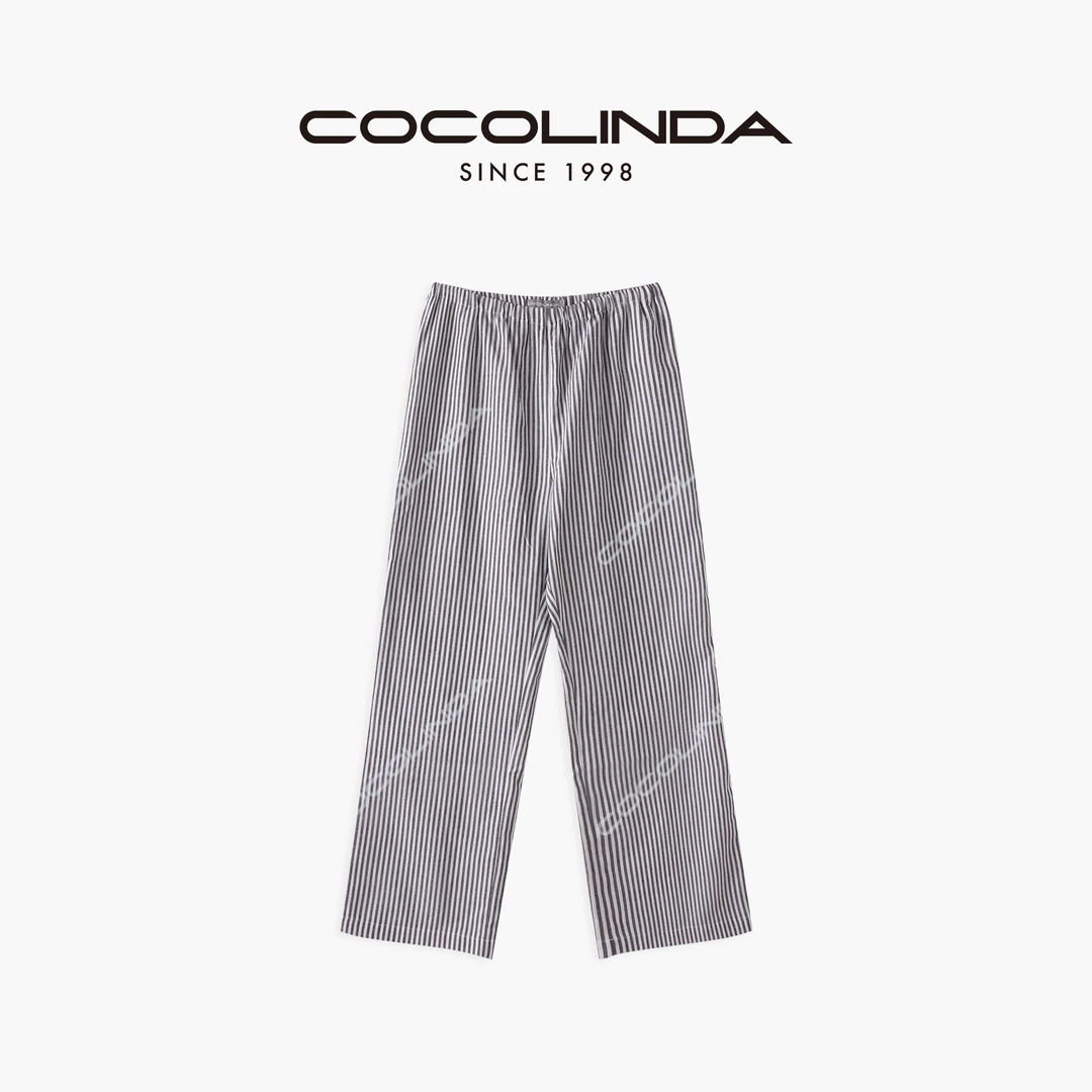 COCOLINDA | 户外黑白条休闲裤P3441